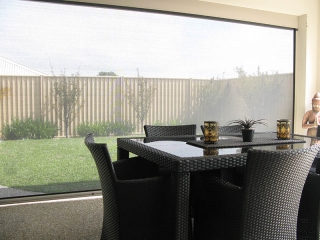 Outdoor Blinds Perth from inside