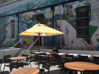 Commercial Timber Frame Umbrella Perth