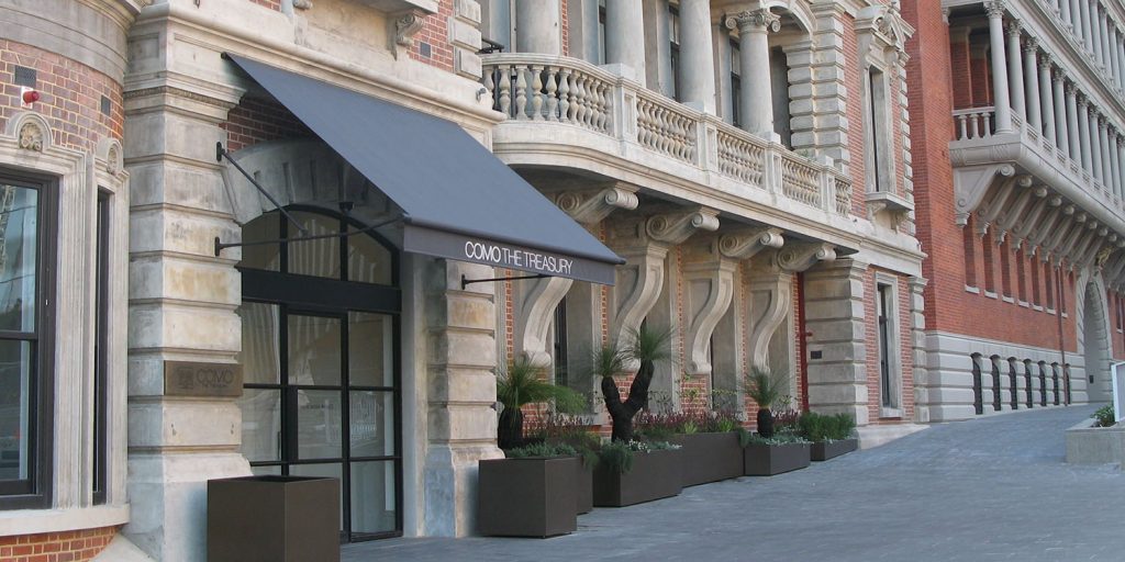 Como the Treasury Awning Perth WA Hotel | Awning Republic